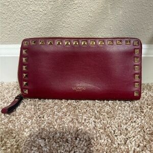 Valentino Women's Burgundy Wallet